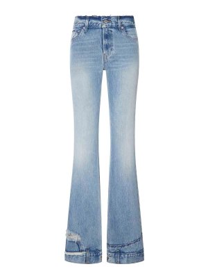 HAIKURE: flared jeans - High-Waisted Flare Jeans