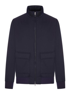 HERNO: Bomberjacken - Bomberjacke - Blau