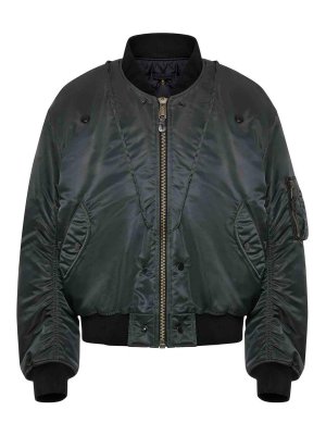 Maison Margiela: giacche bomber - Bomber reversibile in nylon