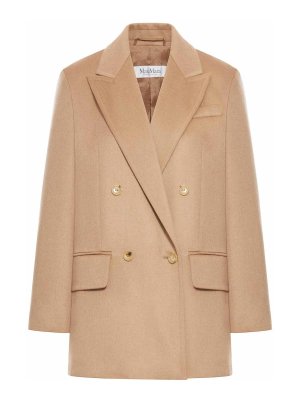 Max Mara: Blazer - Blazer - Color Carne Y Neutral