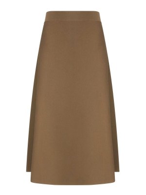 Max Mara: Knielange und Midi Röcke - Midirock - Grün