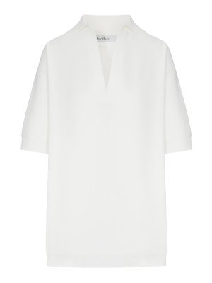 Max Mara: クルーネック - クルーネック - 白