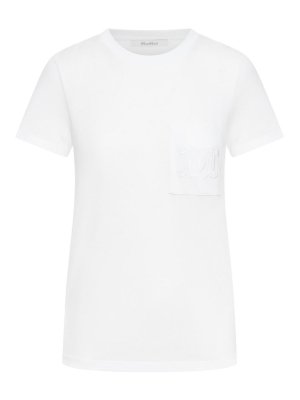 Max Mara: Camisetas - Camiseta - Blanco