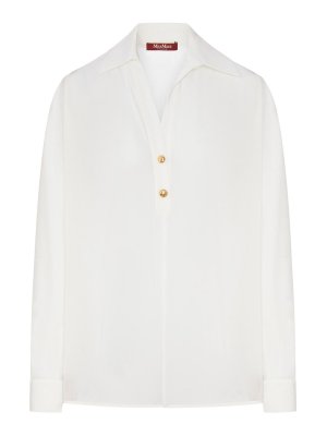 Max Mara: ポロシャツ - ポロシャツ - 白