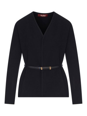 Max Mara: カーディガン - カーディガン - 黒