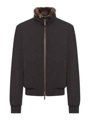 MOORER: bombers - Beautiful Cashmere And Silk Bomber Jackets