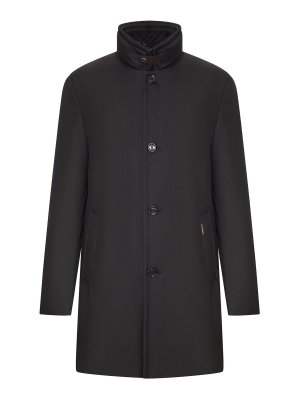 MOORER: padded jackets - Bond-Wi Long Padded Jacket