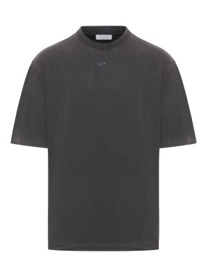 OFF-WHITE: t-shirts - Swimming Face Skate S/S Tee