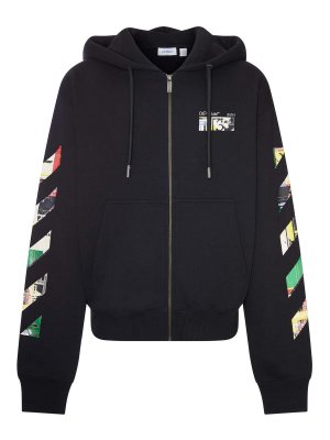 OFF-WHITE: スウェット＆セーター - スウェットシャツ/セーター - 黒