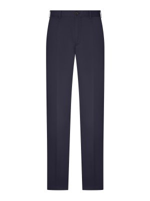 PT TORINO: casual trousers - Cotton Chino Trousers With Ironed Crease