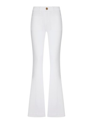 SEAFARER: flared jeans - Delphine Flare White Denim Jeans