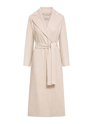 S MAX MARA: Abrigos semilargos - Abrigo Midi - Color Carne Y Neutral