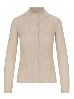 S MAX MARA: Cárdigans - Cárdigan - Color Carne Y Neutral