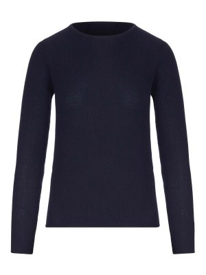 S MAX MARA: クルーネック - クルーネック - ブルー