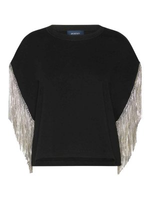 SPORTMAX: Camisetas - Camiseta - Negro