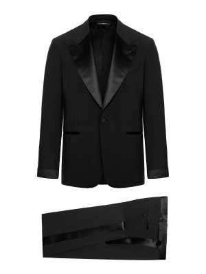 TOM FORD: Tailored & Dinner - Single-Breasted Tuxedo With Silk Inserts