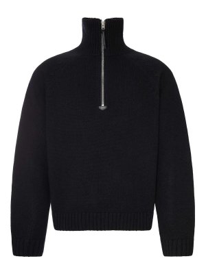 TOM FORD: crew necks - Cashmere Wool Half-Zip Sweater