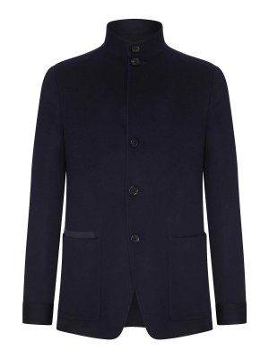 ZEGNA: カジュアルジャケット - カジュアルジャケット - ブルー