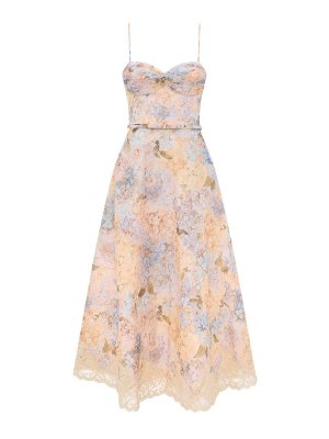 ZIMMERMANN: abiti al ginocchio - Vestito  midi Valiant con pieghe