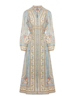 ZIMMERMANN: ニーレングスドレス - 膝丈ドレス - ブルー