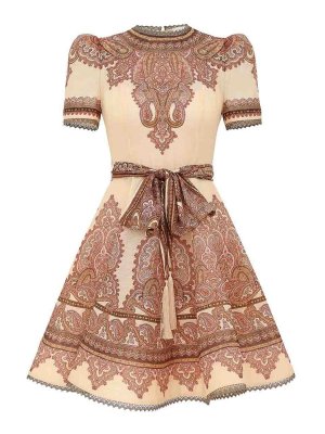ZIMMERMANN: ショートドレス - ショートドレス - ヌードカラー