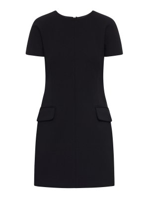 SPORTMAX: Knielange Kleider - Knielanges Kleid - Schwarz