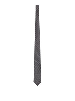 LARDINI: cravatte e papillion - Cravatta di seta con micro-motivi