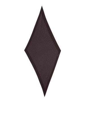 LARDINI: sciarpe e foulard - Sciarpa a rombi con micro pois