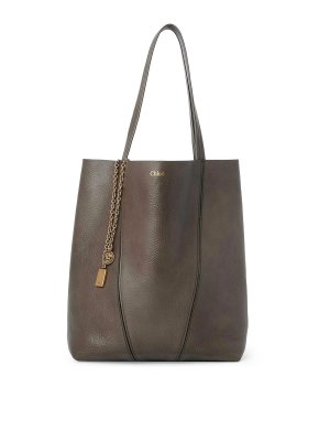 CHLOE': Bolsos Shopping - Bolso Shopping - Gris