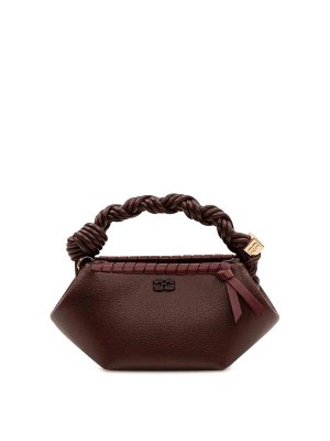 GANNI: shoulder bags - Bou Mini Tress Shoulder Bag