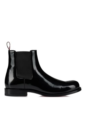 CHRISTIAN LOUBOUTIN: boots - Choucair Brushed Calfskin Boots