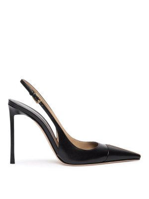 TOM FORD: sandali - Slingback Thea in pelle lucida