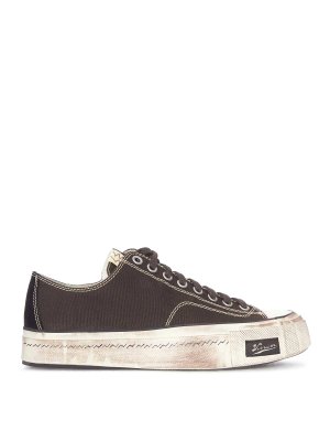 VISVIM: trainers - Skagway Lo Gpatten Low-Top Canvas Sneakers