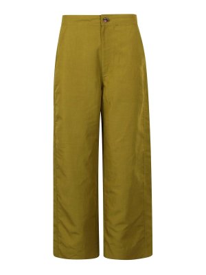 SOEUR: casual trousers - Dario Straight-Leg Lyoncell and Linen Pants