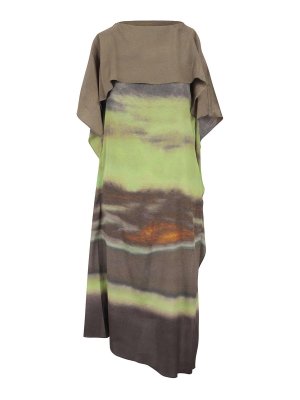 CHRISTIAN WIJNANTS: knee length dresses - Durango Dress with Draped Flap