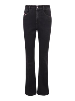 DIESEL: Bootcut - Bootcut Jeans - Schwarz
