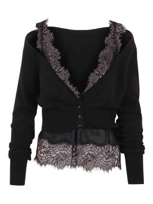 ERMANNO SCERVINO: cardigans - Cropped cashmere cardigan