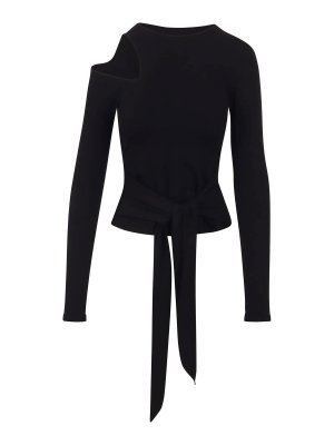 FEDERICA TOSI: bluse - Maglia Con Dettaglio Cut Out Spalla