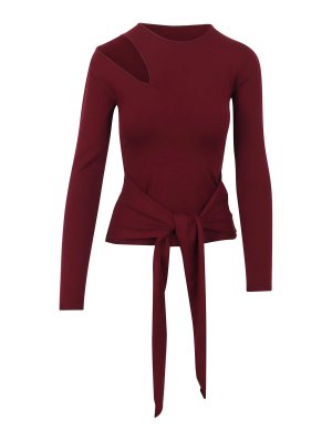 FEDERICA TOSI: bluse - Maglia Con Dettaglio Cut Out Spalla