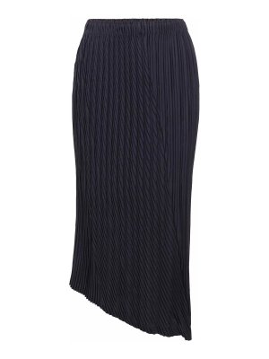 ISSEY MIYAKE: Knielange und Midi Röcke - Midirock - Blau