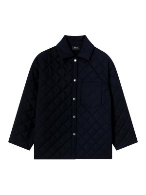 A.P.C.: Chaquetas y Chaquetones acolchados - Chaqueta Alcochada - Azul