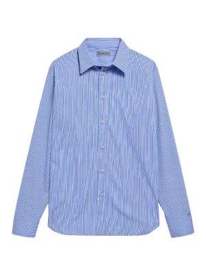 BALENCIAGA: シャツ - シャツ - ブルー