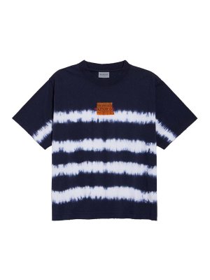 BALENCIAGA: t-shirts - Taped And Dyed Medium Fit T-Shirt