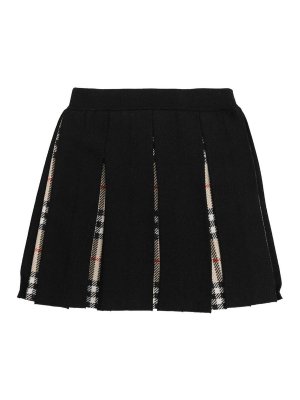 BURBERRY: Jupes midi et au genou - Jupe Midi - Noir