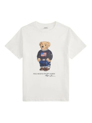 POLO RALPH LAUREN: polo shirts - Polo Bear Cotton Jersey T-Shirt