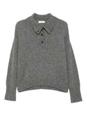 ROBERTO COLLINA: Pull col rond - Pull Col Rond - Gris