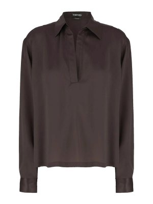 TOM FORD: Polos - Polo - Marrón