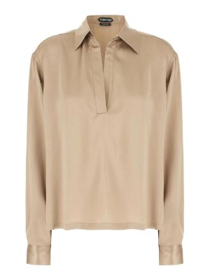 TOM FORD: Polos - Polo - Color Carne Y Neutral