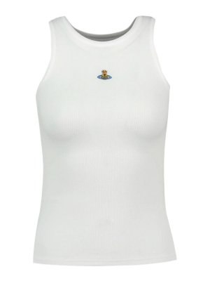 VIVIENNE WESTWOOD: Tops & Tank tops - 90S Ribbed Tank Top