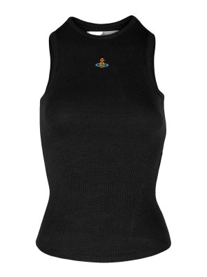 VIVIENNE WESTWOOD: Tops y camisetas sin mangas - Top - Negro